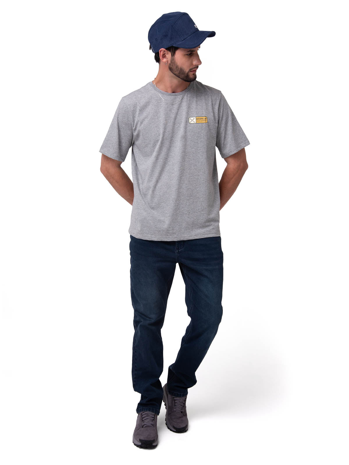 Jeans Triblend Stretch Den Para Hombre Color Azul-5