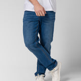 Jeans Triblend Stretch Den Para Hombre Color Azul-2