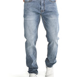 Jeans Triblend Stretch Den Para Hombre Color Beige-6
