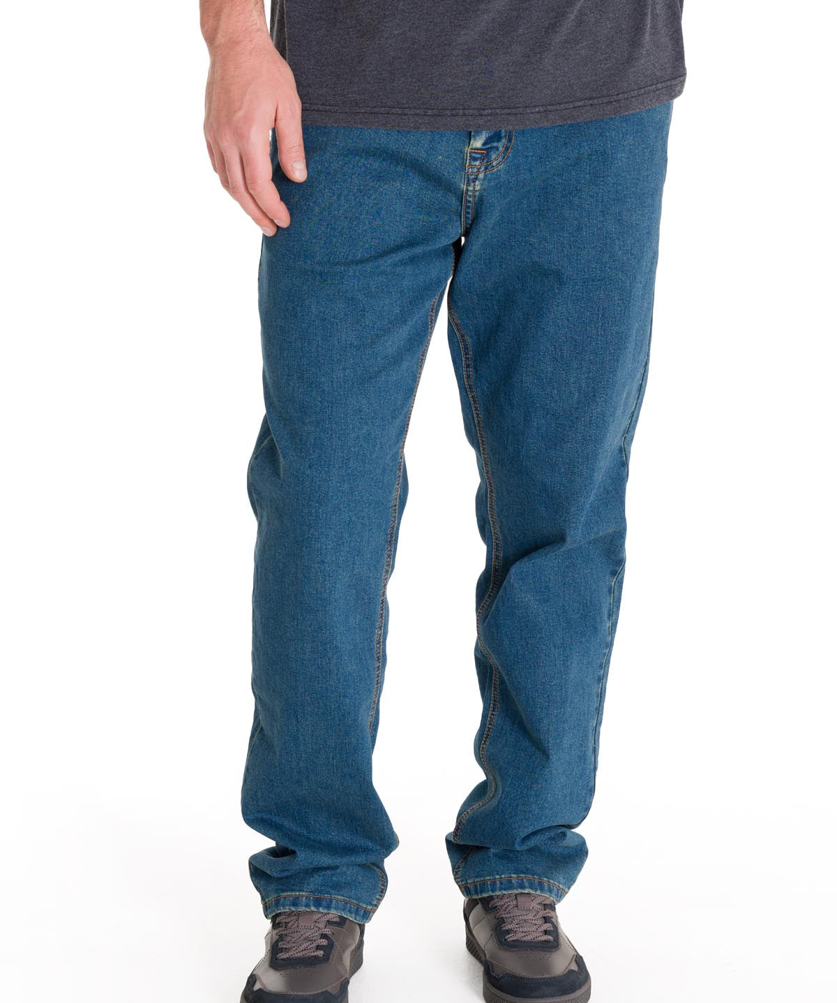 Jeans Denim Triblend Stretch Den Para Hombre Color Azul-1