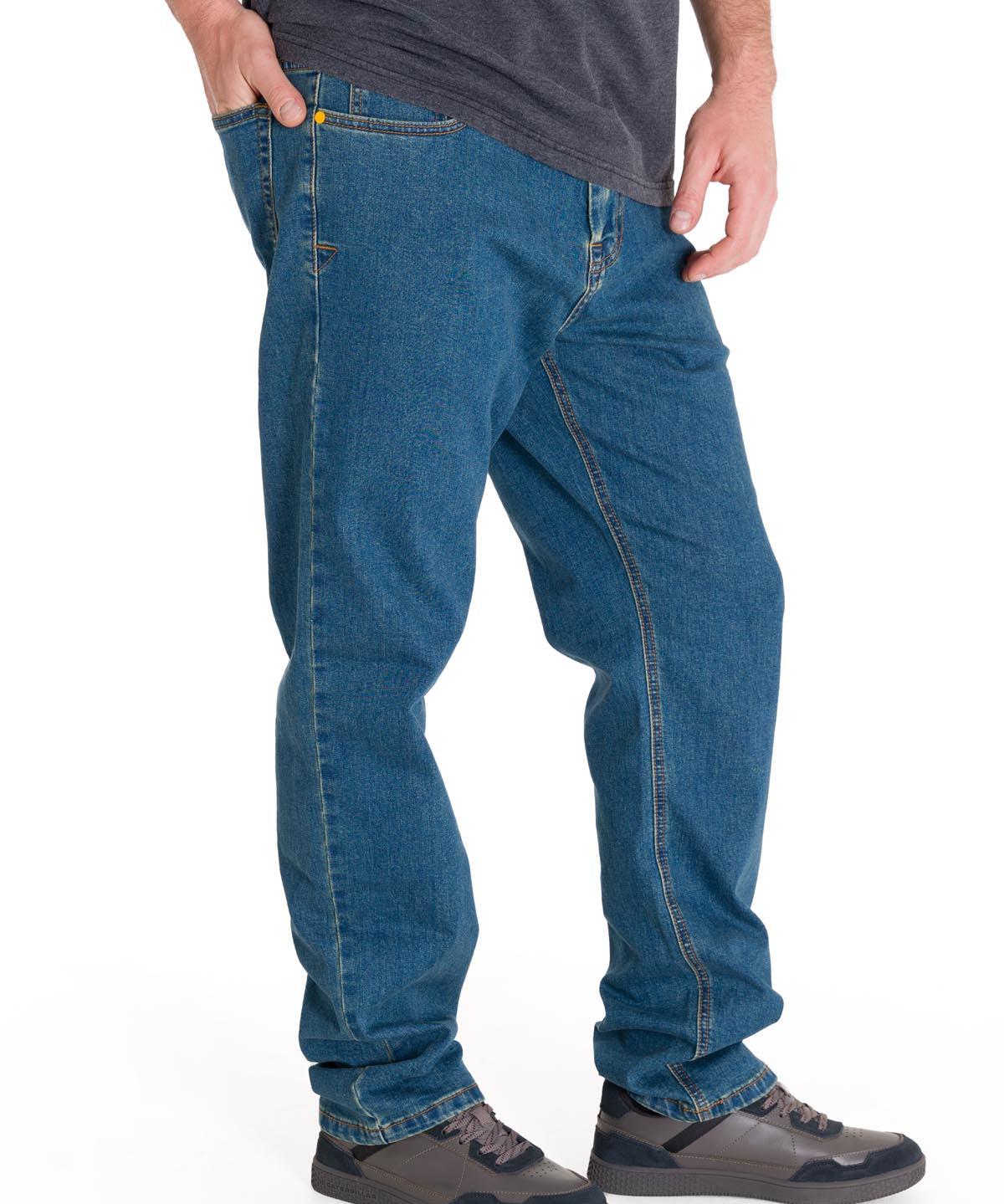 Jeans Denim Triblend Stretch Den Para Hombre Color Azul-2
