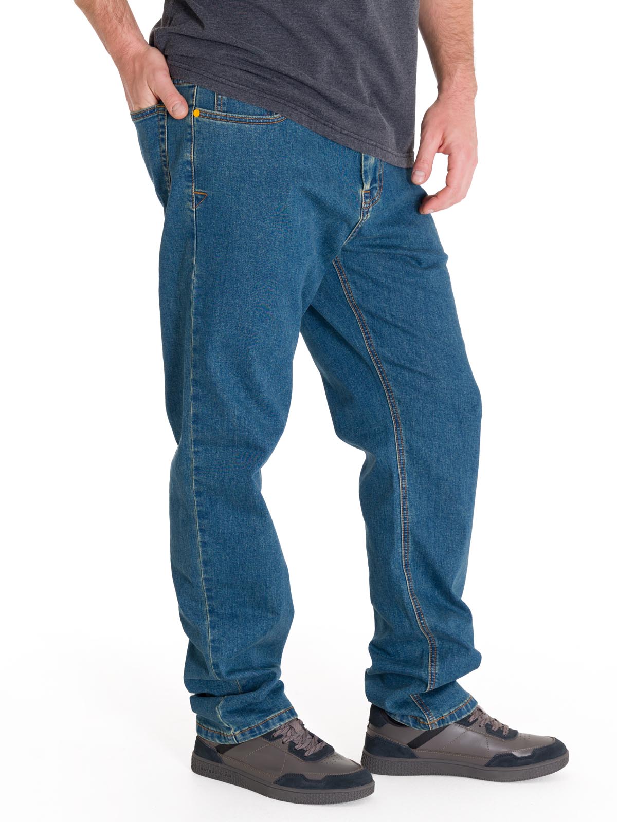 Jeans Denim Triblend Stretch Den Para Hombre Color Azul-2