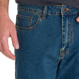 Jeans Denim Triblend Stretch Den Para Hombre Color Azul-4