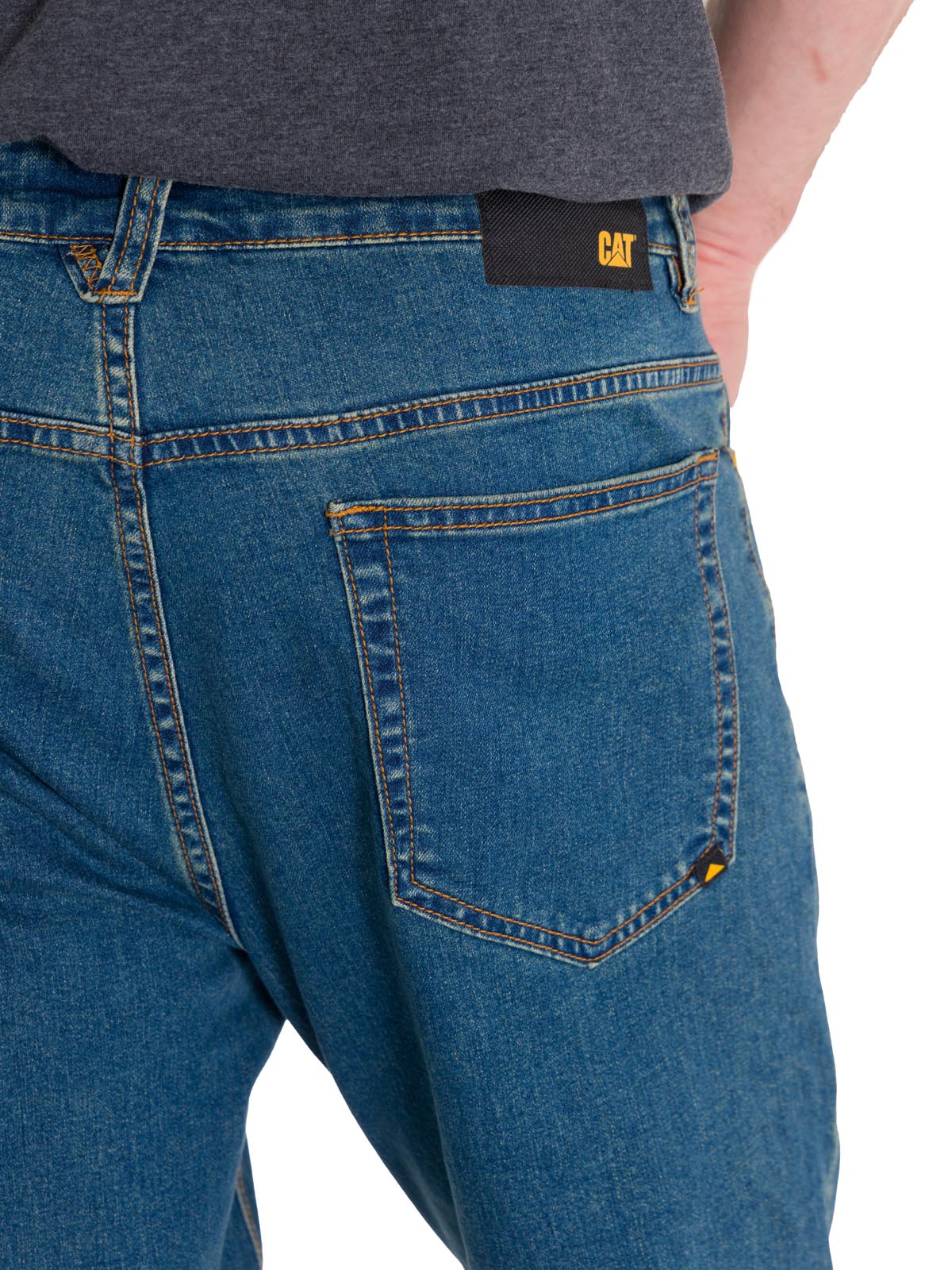 Jeans Denim Triblend Stretch Den Para Hombre Color Azul-5