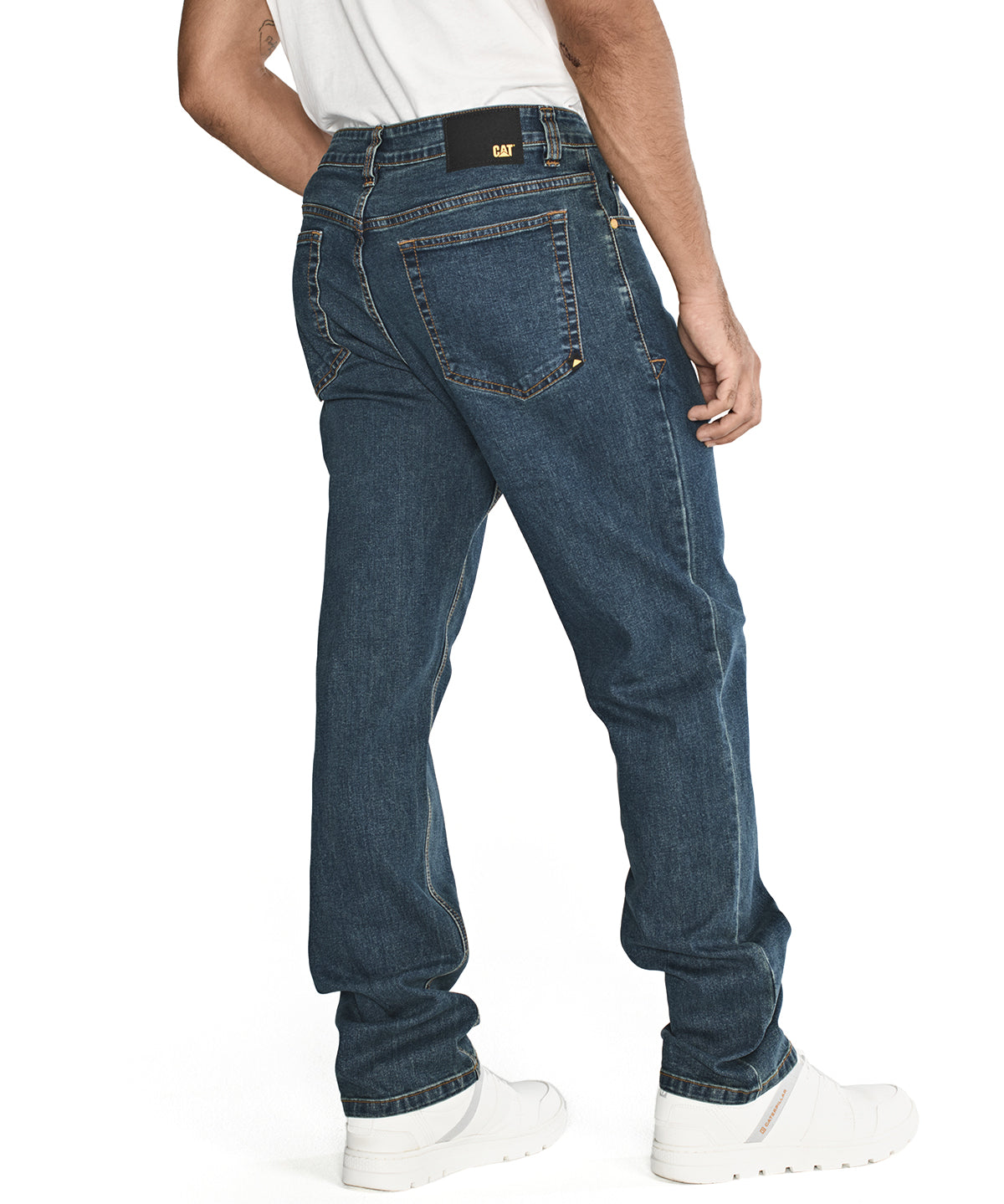 Jeans Denim Triblend Stretch Den Para Hombre Color Azul-8