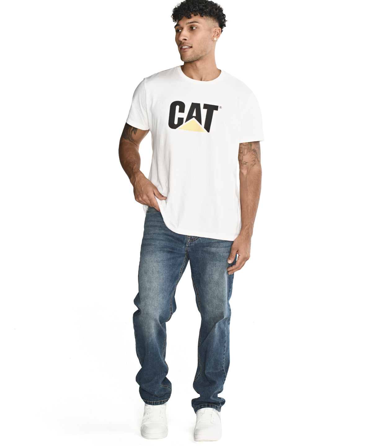 Jeans Triblend Stretch Den Para Hombre Color Gris-2