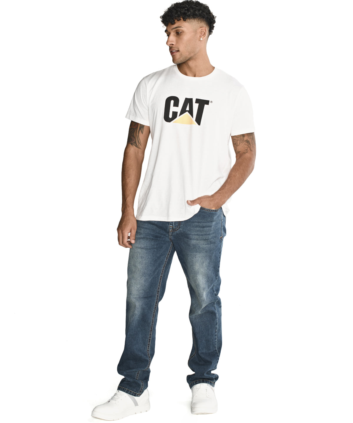 Jeans Triblend Stretch Den Para Hombre Color Gris-3