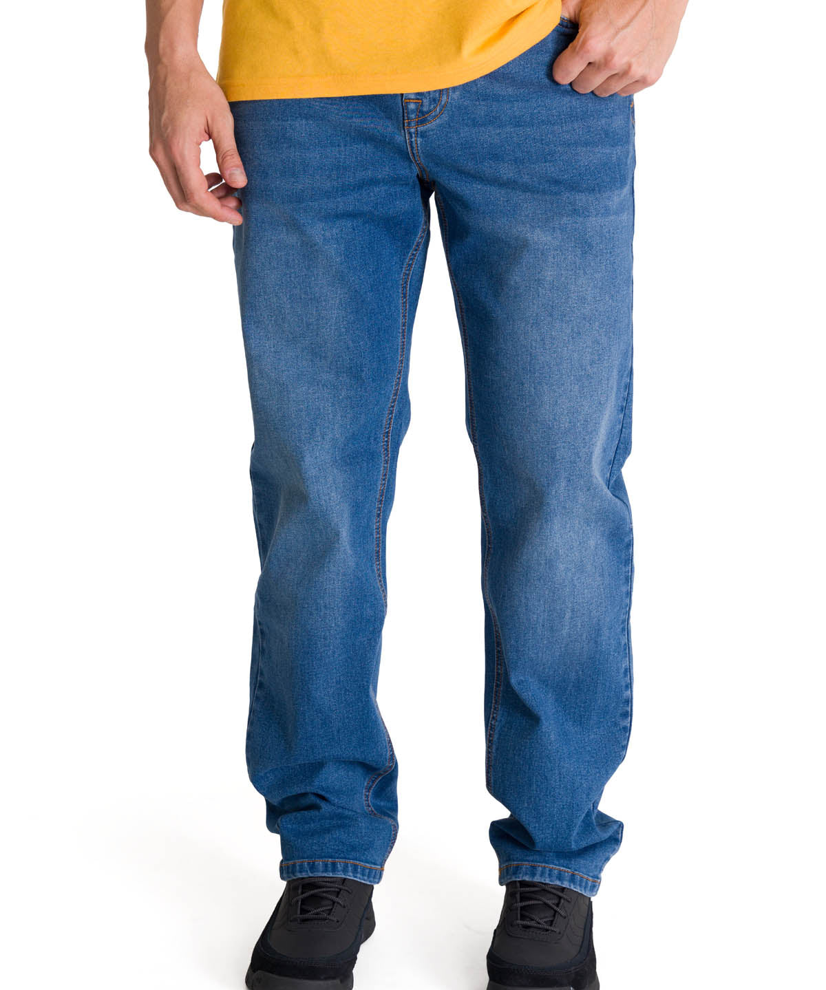 Pantalón Triblend Stretch Den Hombre Color Azul-1