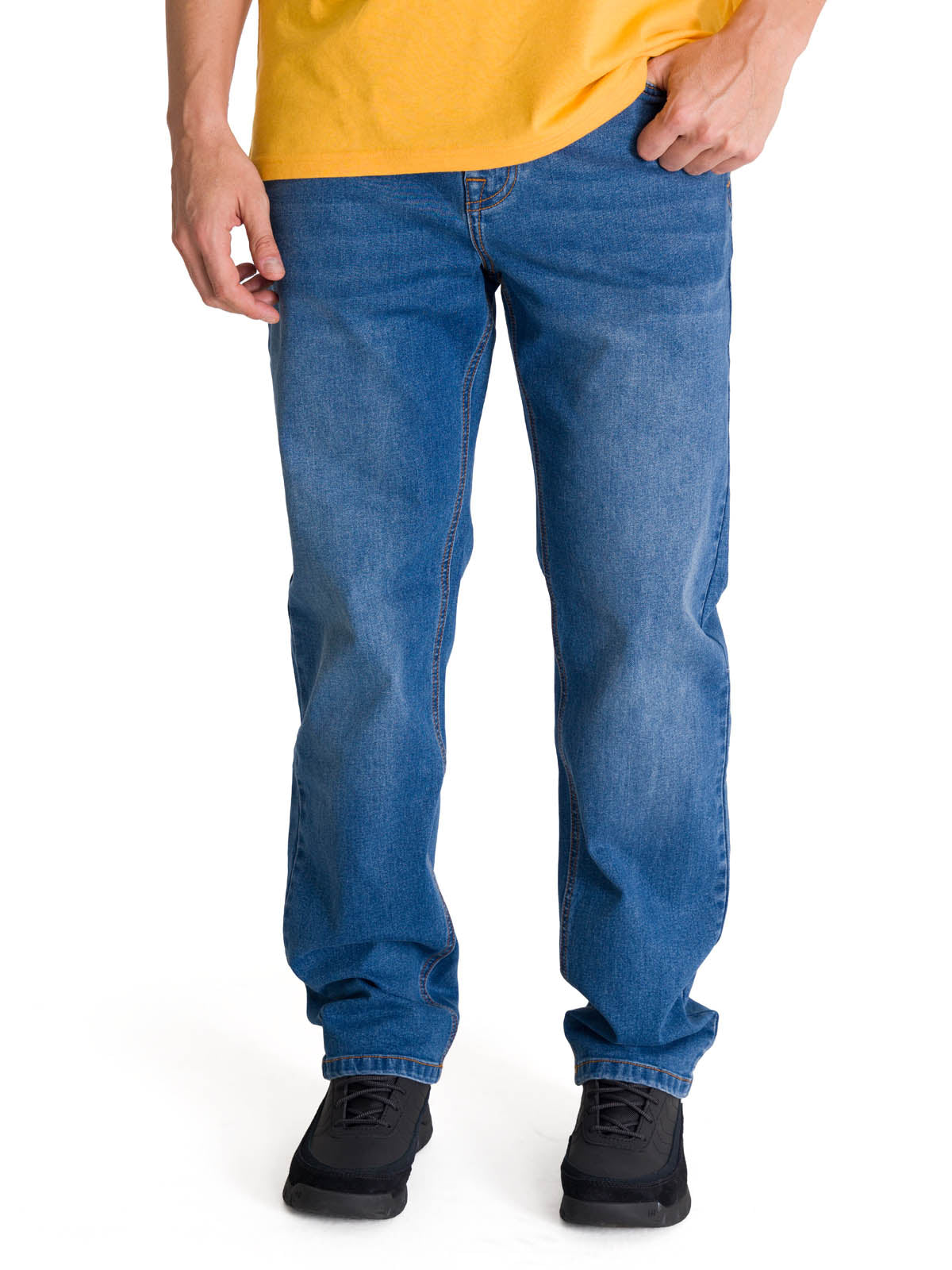 Pantalón Triblend Stretch Den Hombre Color Azul-1