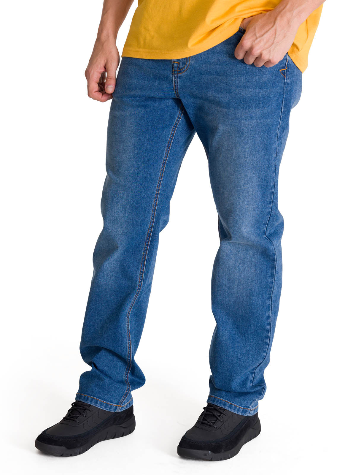 Pantalón Triblend Stretch Den Hombre Color Azul-2