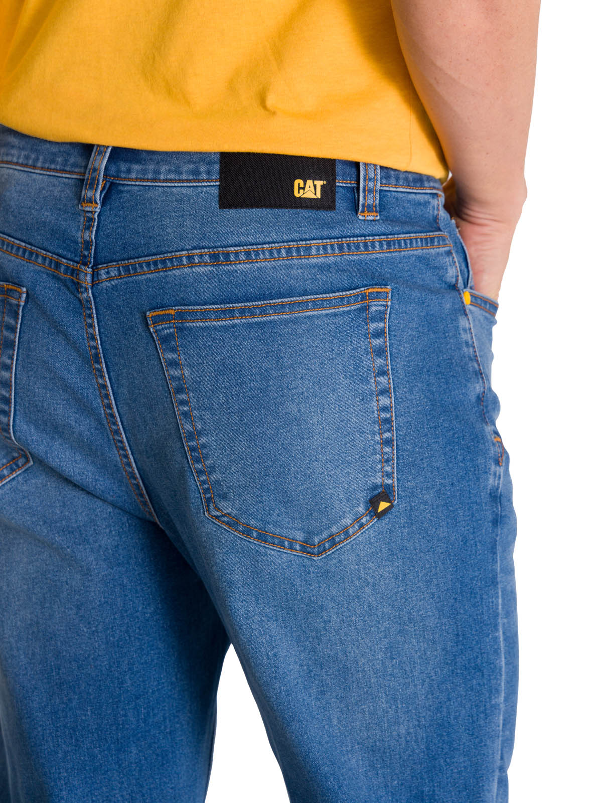 Pantalón Triblend Stretch Den Hombre Color Azul-5