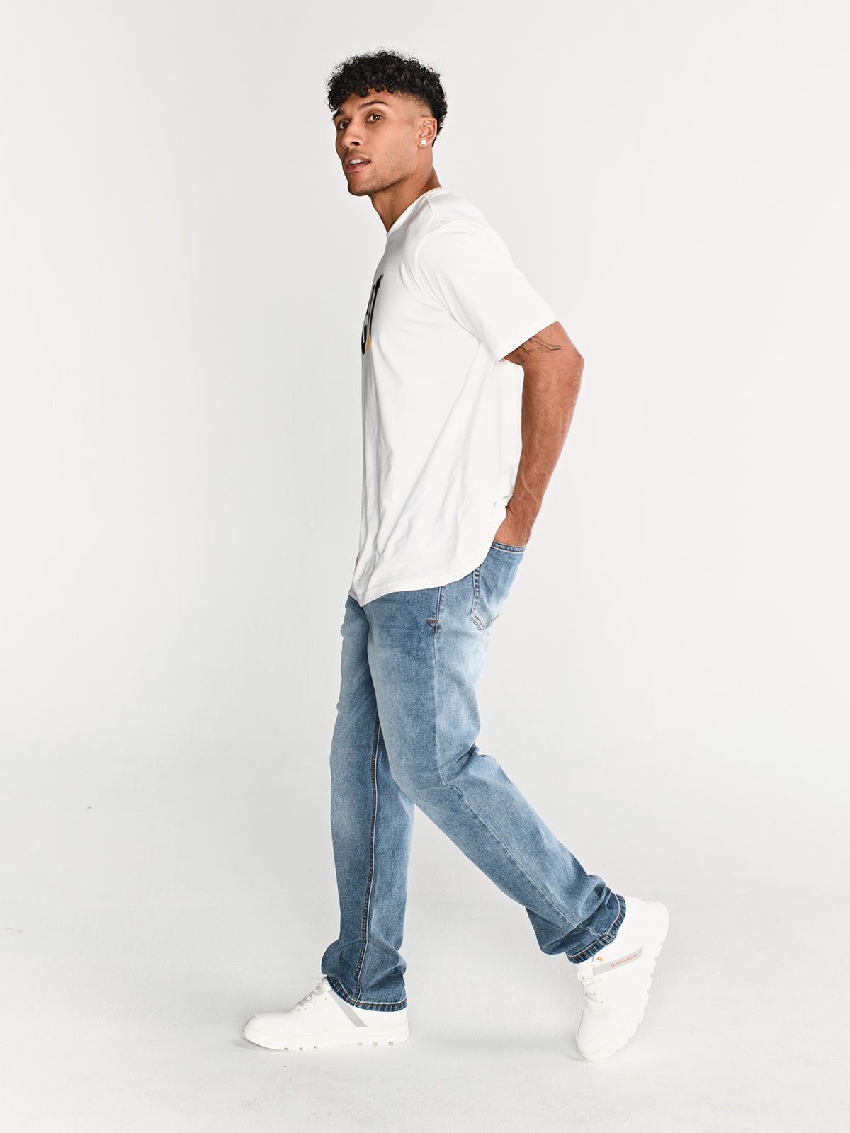 Pantalón Triblend Stretch Den Para Hombre Color Beige-4