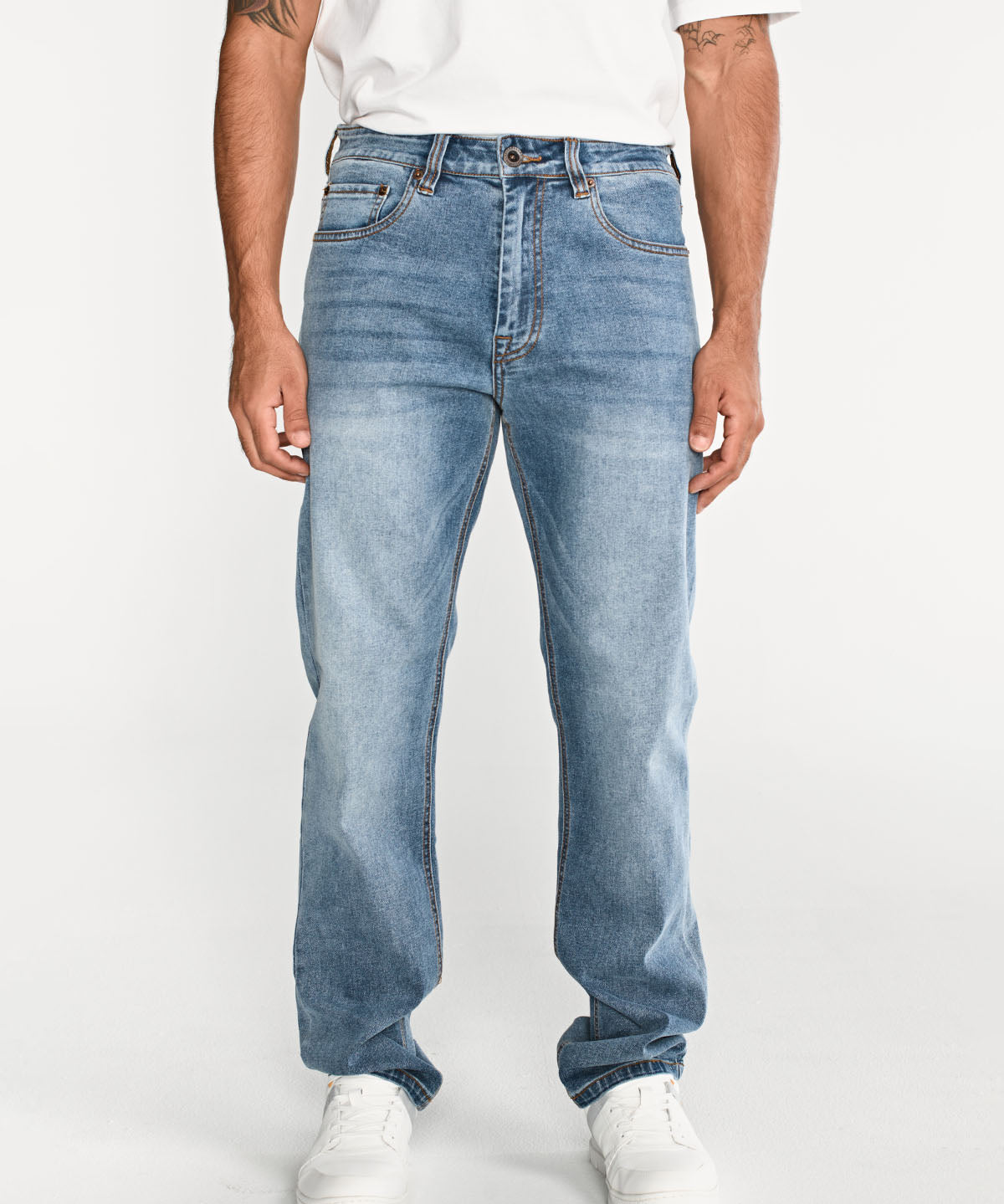 Pantalón Triblend Stretch Den Para Hombre Color Beige-5