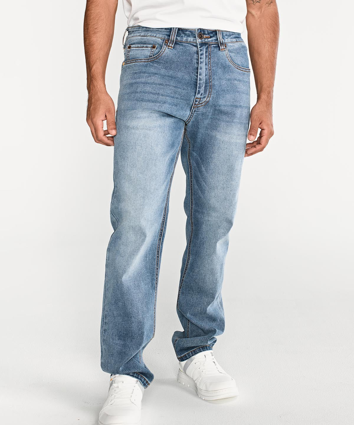 Pantalón Triblend Stretch Den Para Hombre Color Beige-6
