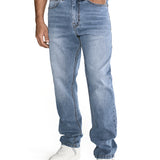 Pantalón Eco Stretch Denim St Para Hombre Color Beige-4