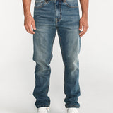 Pantalón Eco Stretch Denim St Para Hombre Color Gris-1