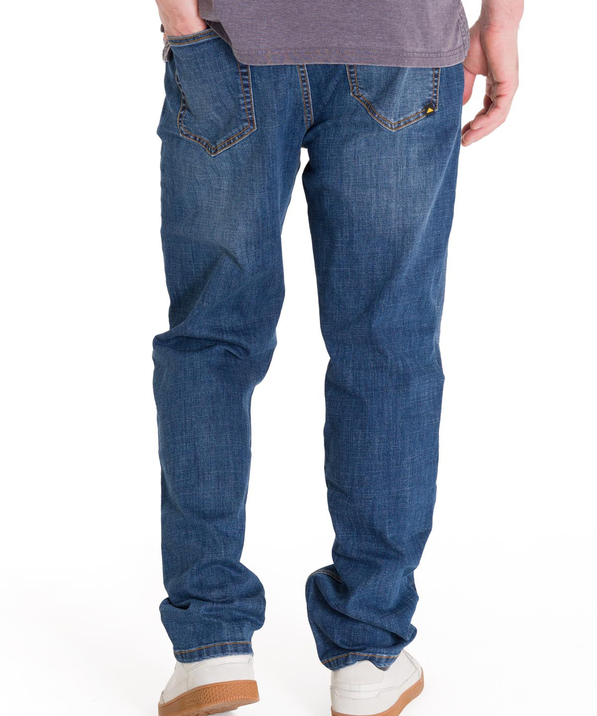 Pantalón Coolmax Denim Slim Para Hombre Color Gris-3