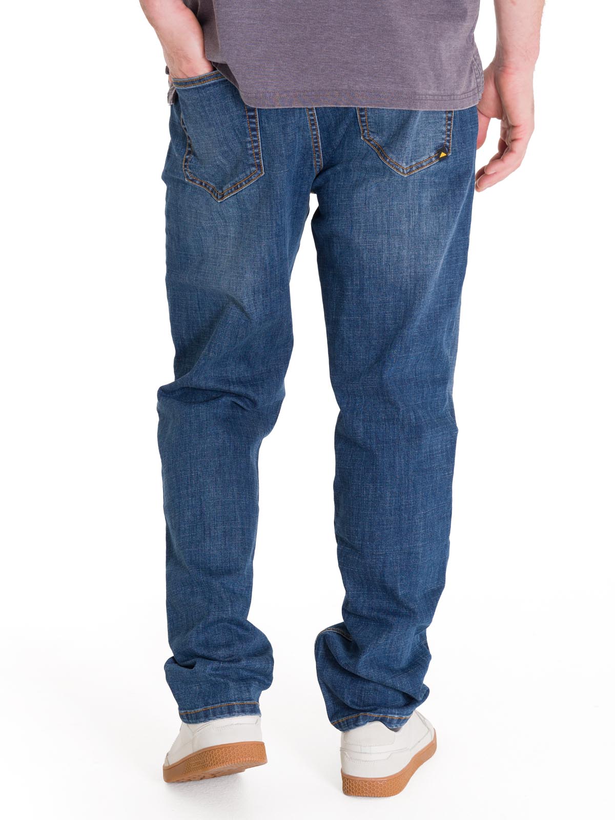 Pantalón Coolmax Denim Slim Para Hombre Color Gris-3