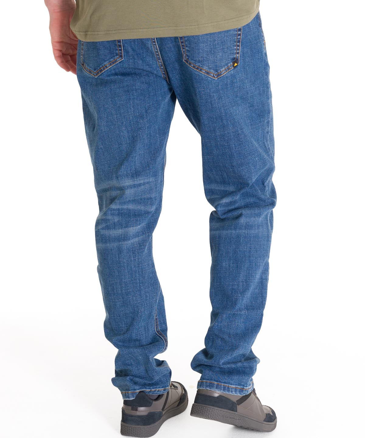 Pantalón Coolmax Denim Slim Para Hombre Color Gris-3