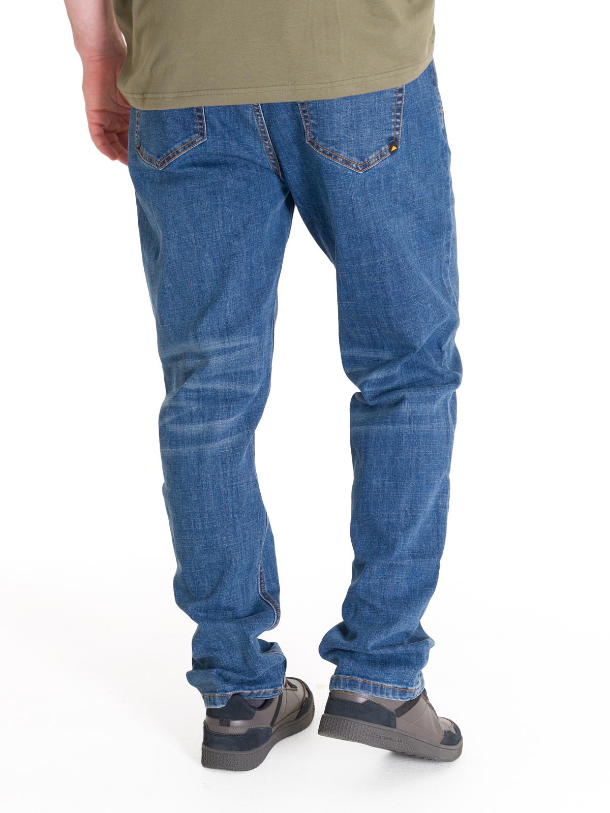 Pantalón Coolmax Denim Slim Para Hombre Color Gris-3