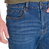 Pantalón Coolmax Denim Slim Para Hombre Color Gris-4