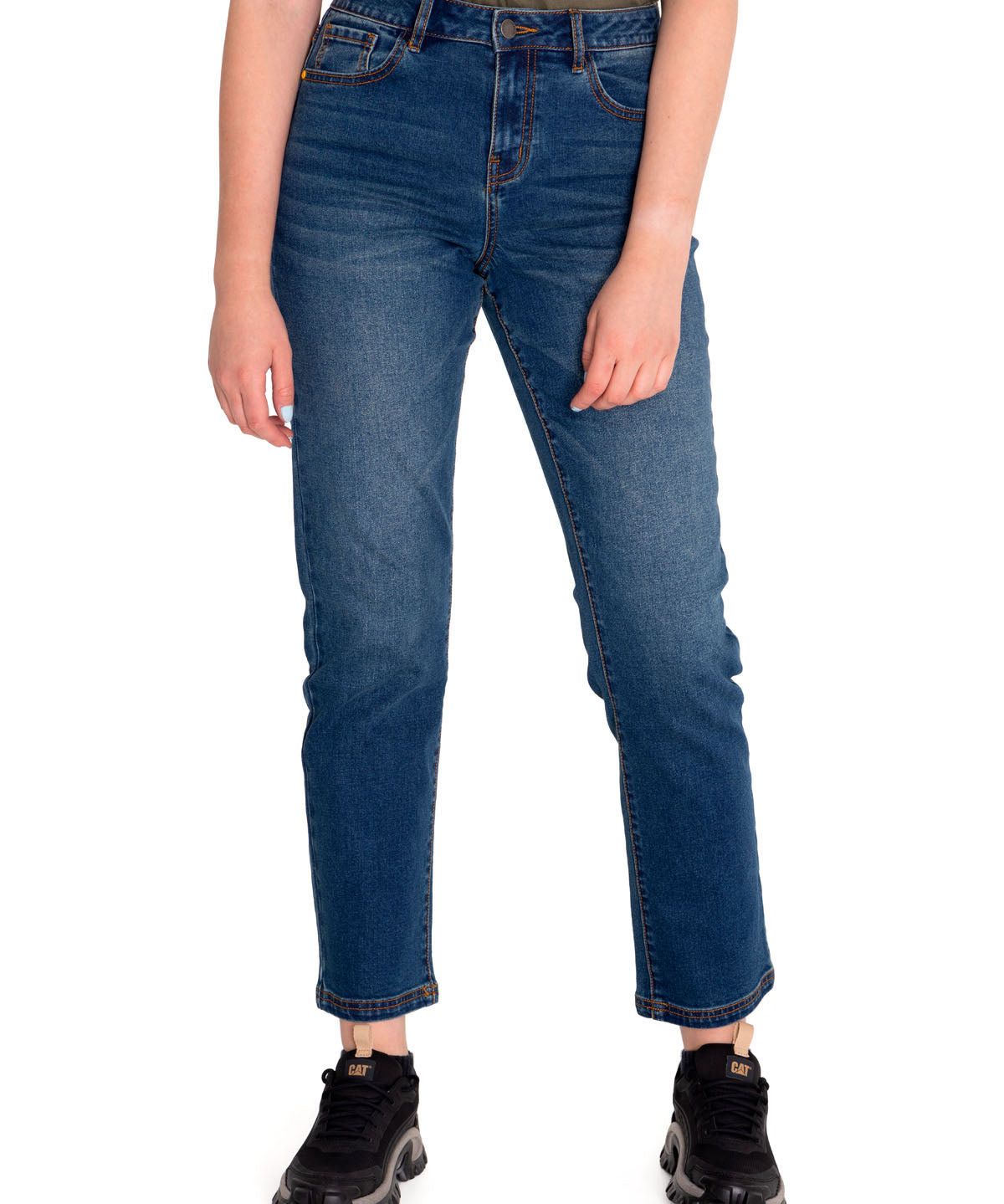 Jeans Triblend Stretch Den Para Mujer Color Azul-1