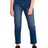 Jeans Triblend Stretch Den Para Mujer Color Azul-1