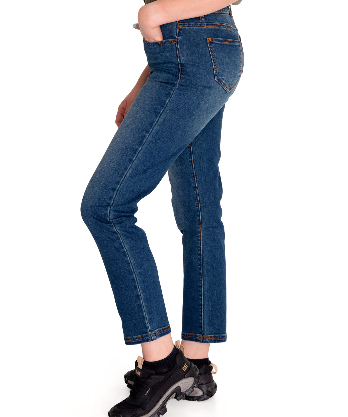 Jeans Triblend Stretch Den Para Mujer Color Azul-2