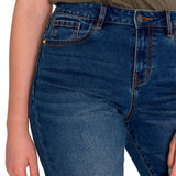 Jeans Triblend Stretch Den Para Mujer Color Azul-4