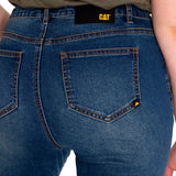 Jeans Triblend Stretch Den Para Mujer Color Azul-5