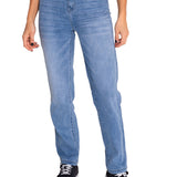 Jeans Triblend Stretch Den Para Mujer Color Azul-1