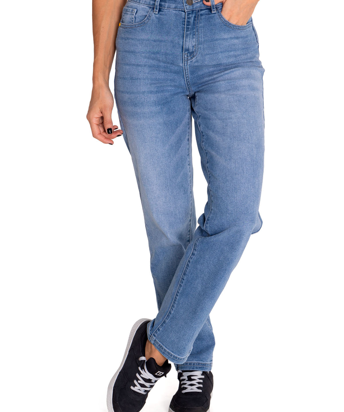 Jeans Triblend Stretch Den Para Mujer Color Azul-2