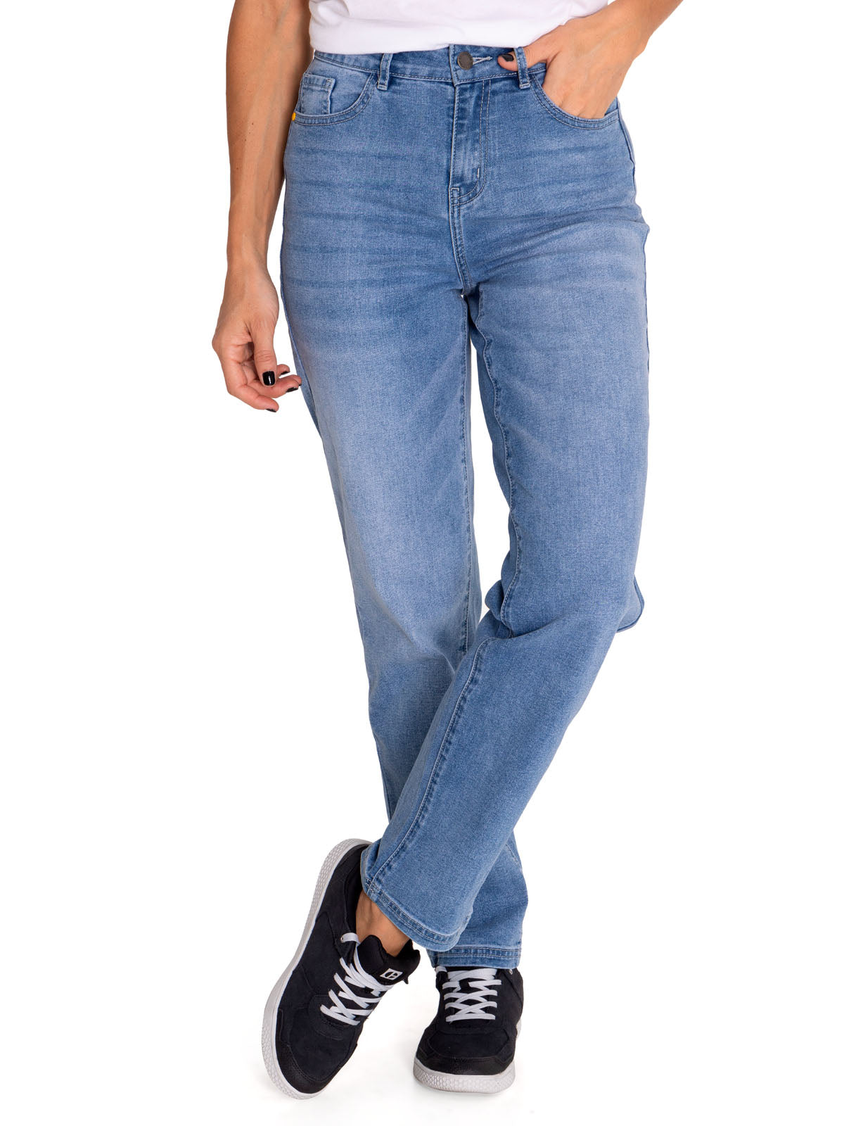 Jeans Triblend Stretch Den Para Mujer Color Azul-2