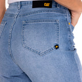 Jeans Triblend Stretch Den Para Mujer Color Azul-5