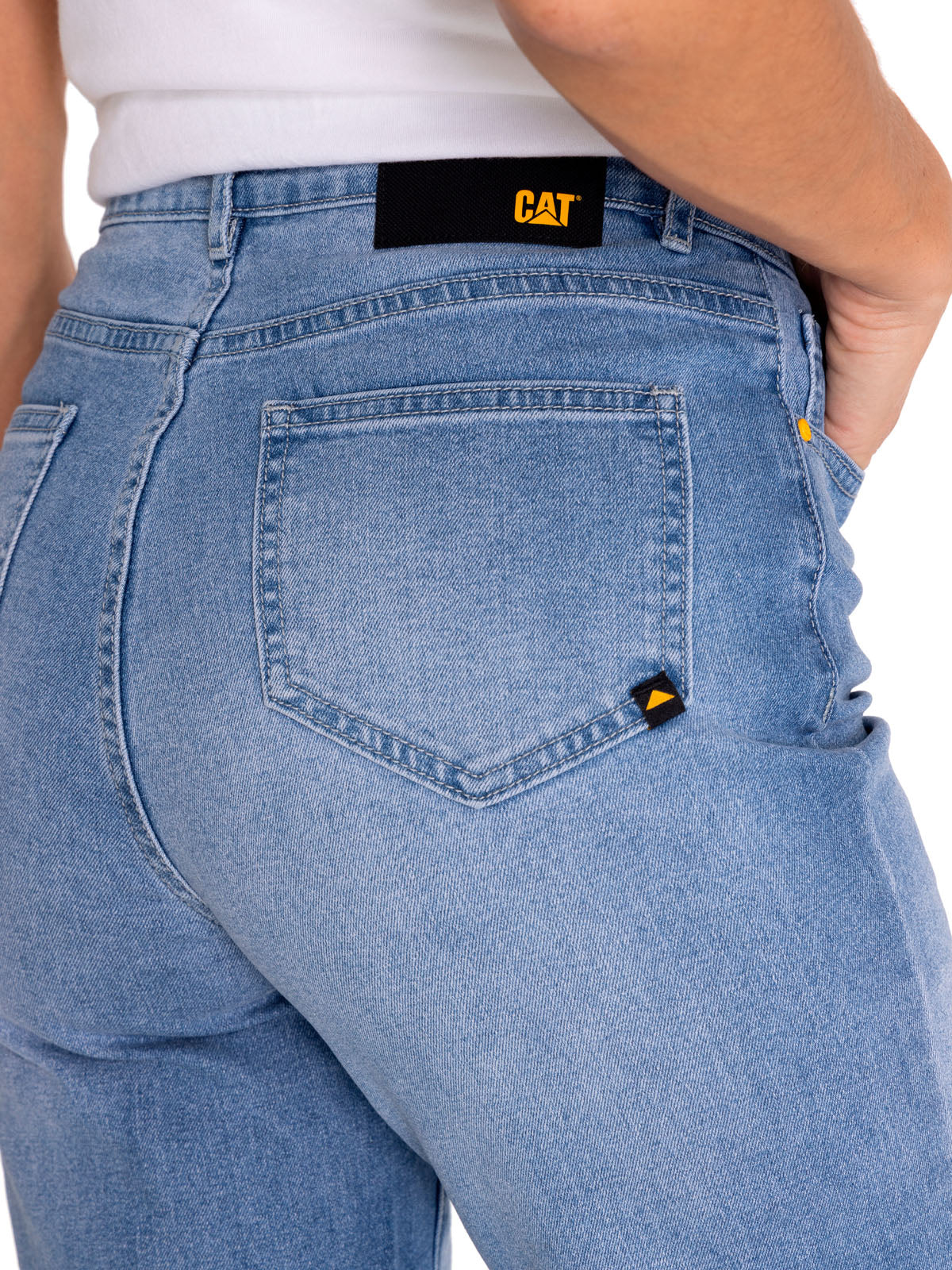 Jeans Triblend Stretch Den Para Mujer Color Azul-5
