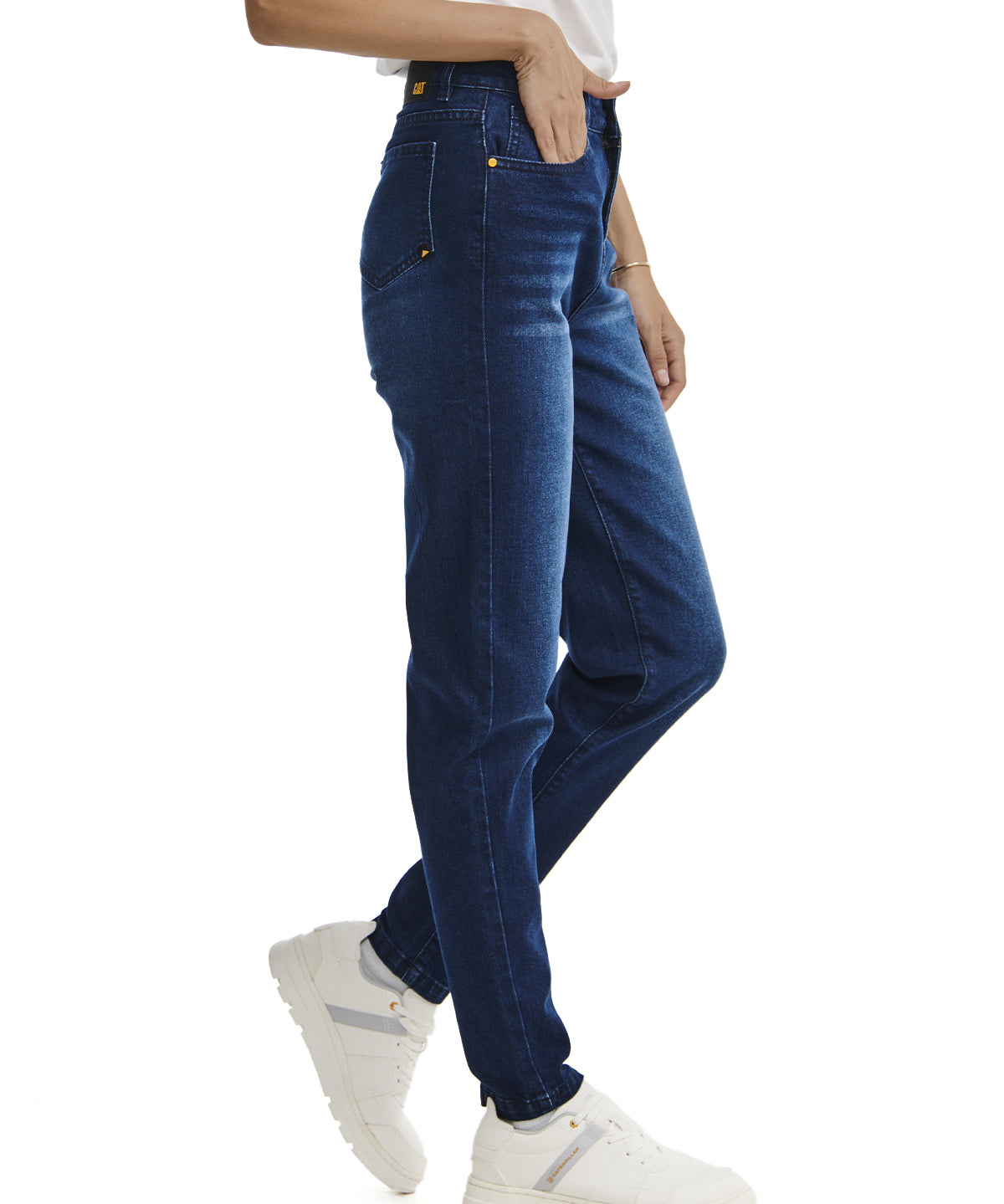 Jeans Triblend Stretch Den Para Mujer Color Azul-2