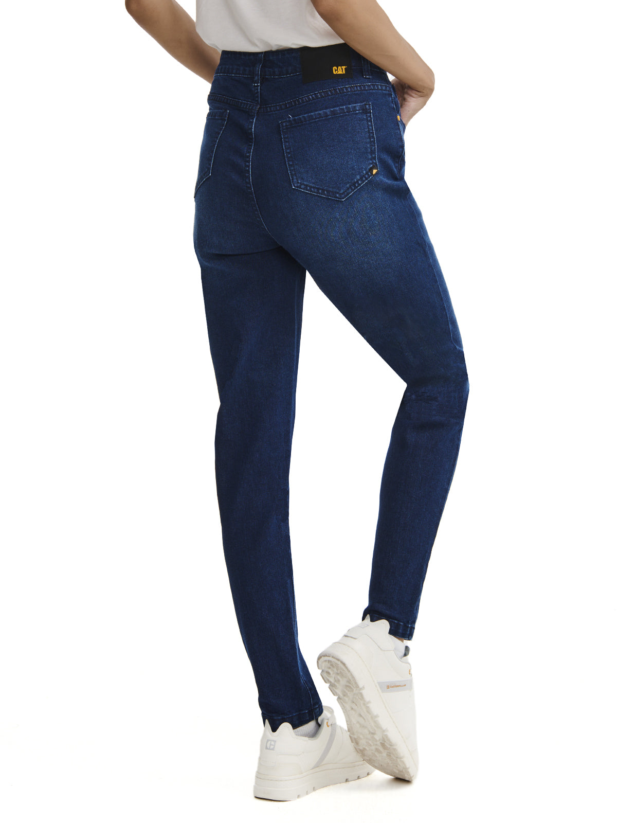 Jeans Triblend Stretch Den Para Mujer Color Azul-3