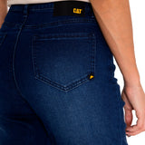 Jeans Triblend Stretch Den Para Mujer Color Azul-4