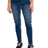 Jeans Triblend Stretch Den Para Mujer Color Azul-1