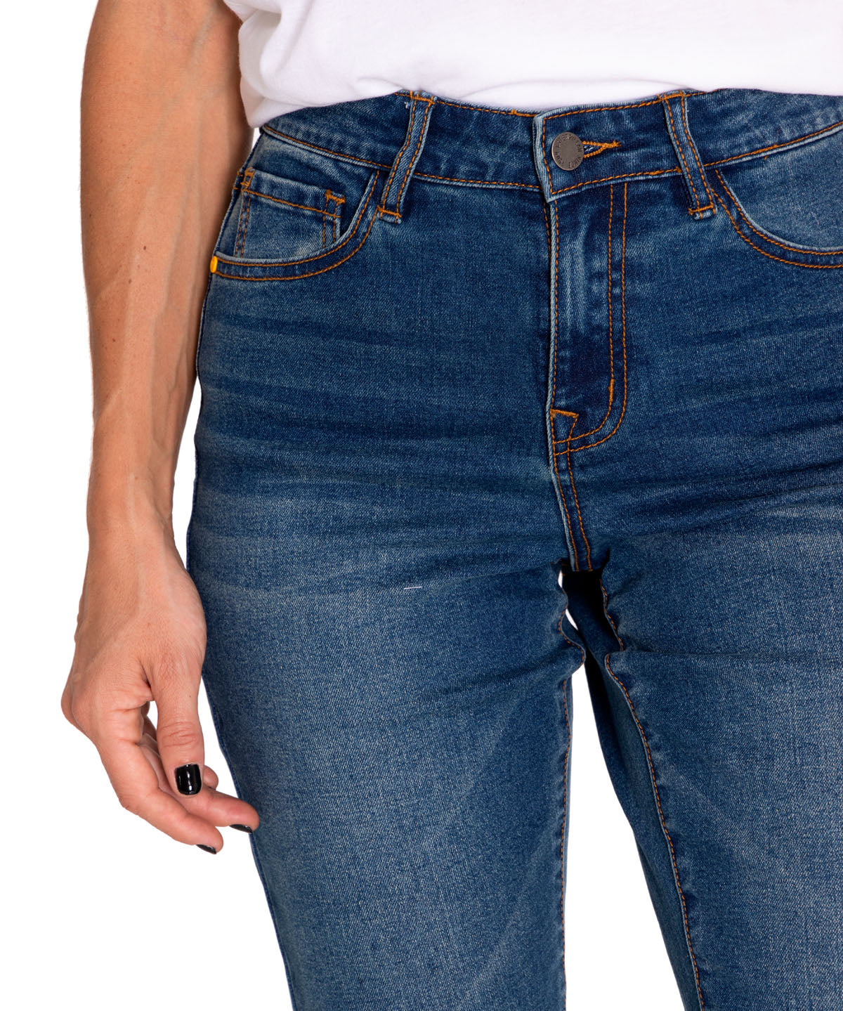Jeans Triblend Stretch Den Para Mujer Color Azul-4