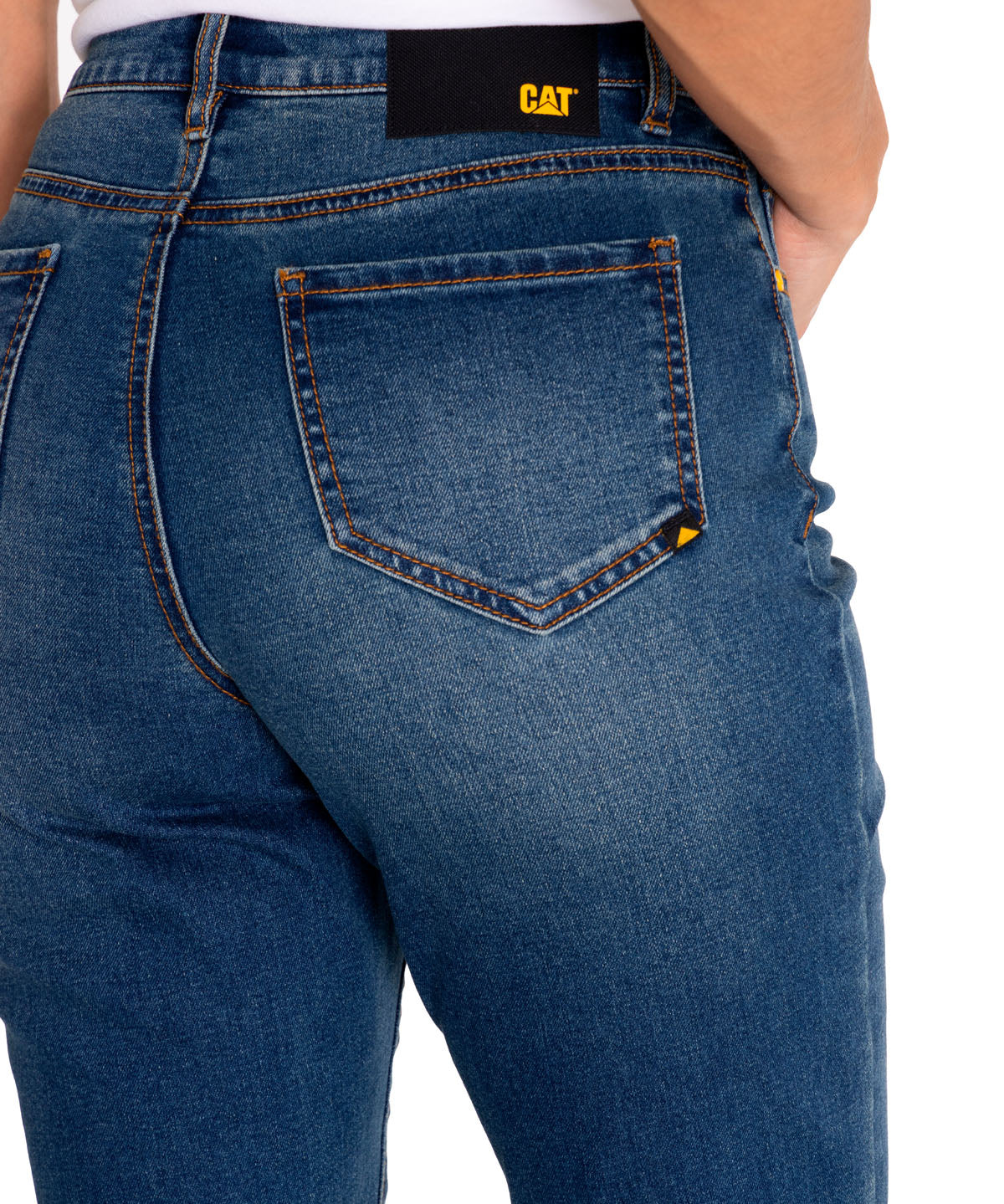 Jeans Triblend Stretch Den Para Mujer Color Azul-5