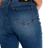Jeans Triblend Stretch Den Para Mujer Color Azul-5