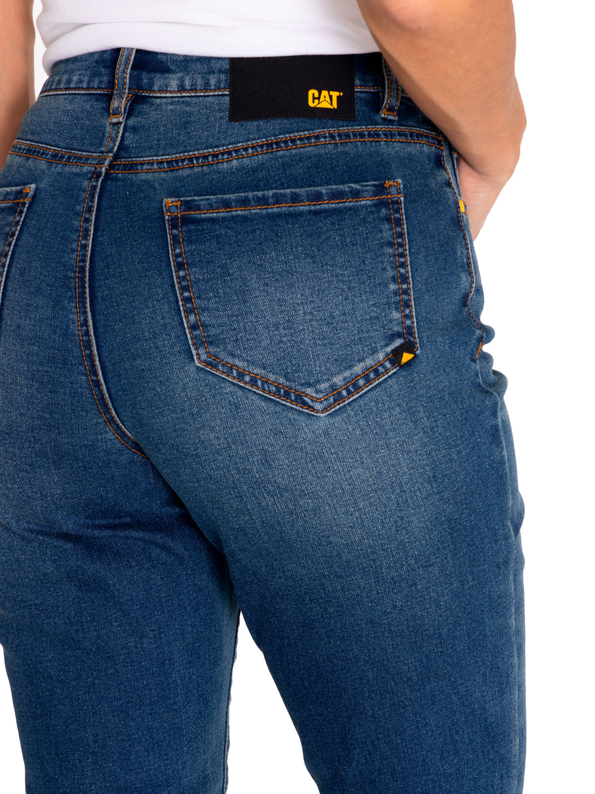 Jeans Triblend Stretch Den Para Mujer Color Azul-5
