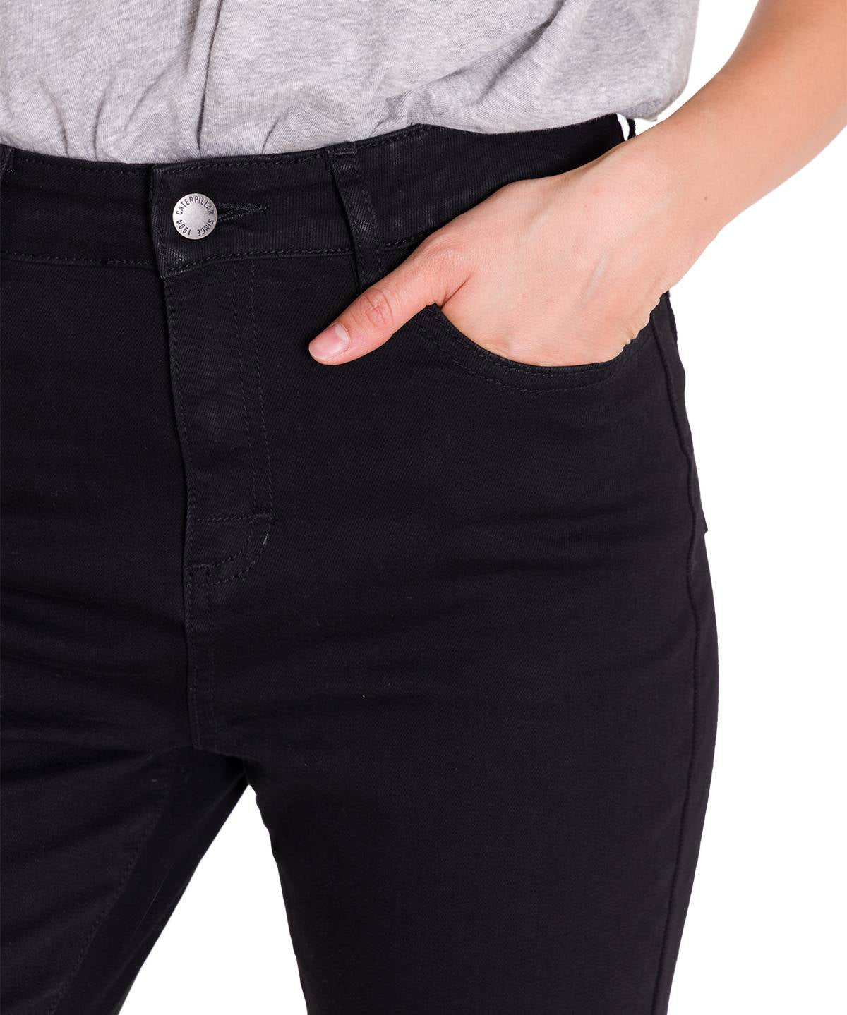 Jeans Triblend Stretch Den Para Mujer Color Gris-5