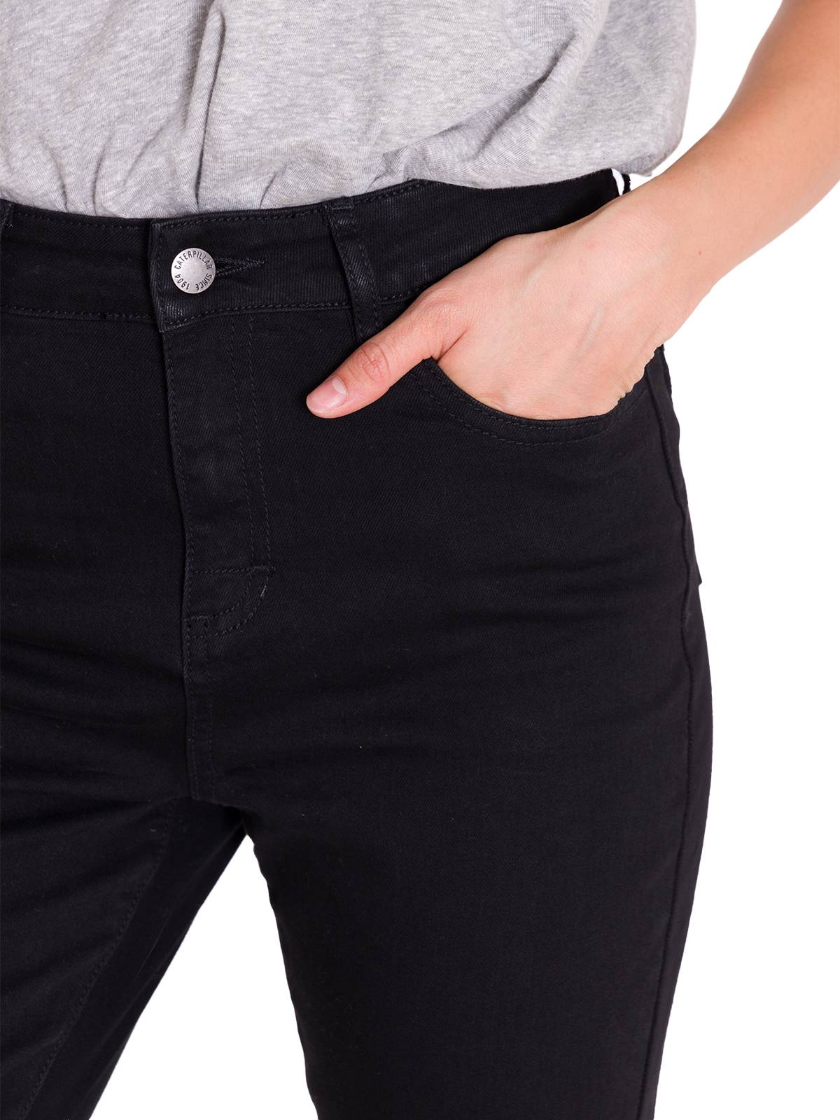 Jeans Triblend Stretch Den Para Mujer Color Gris-5