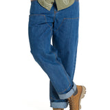 Pantalón Denim Double Front P Para Hombre Color Azul-1