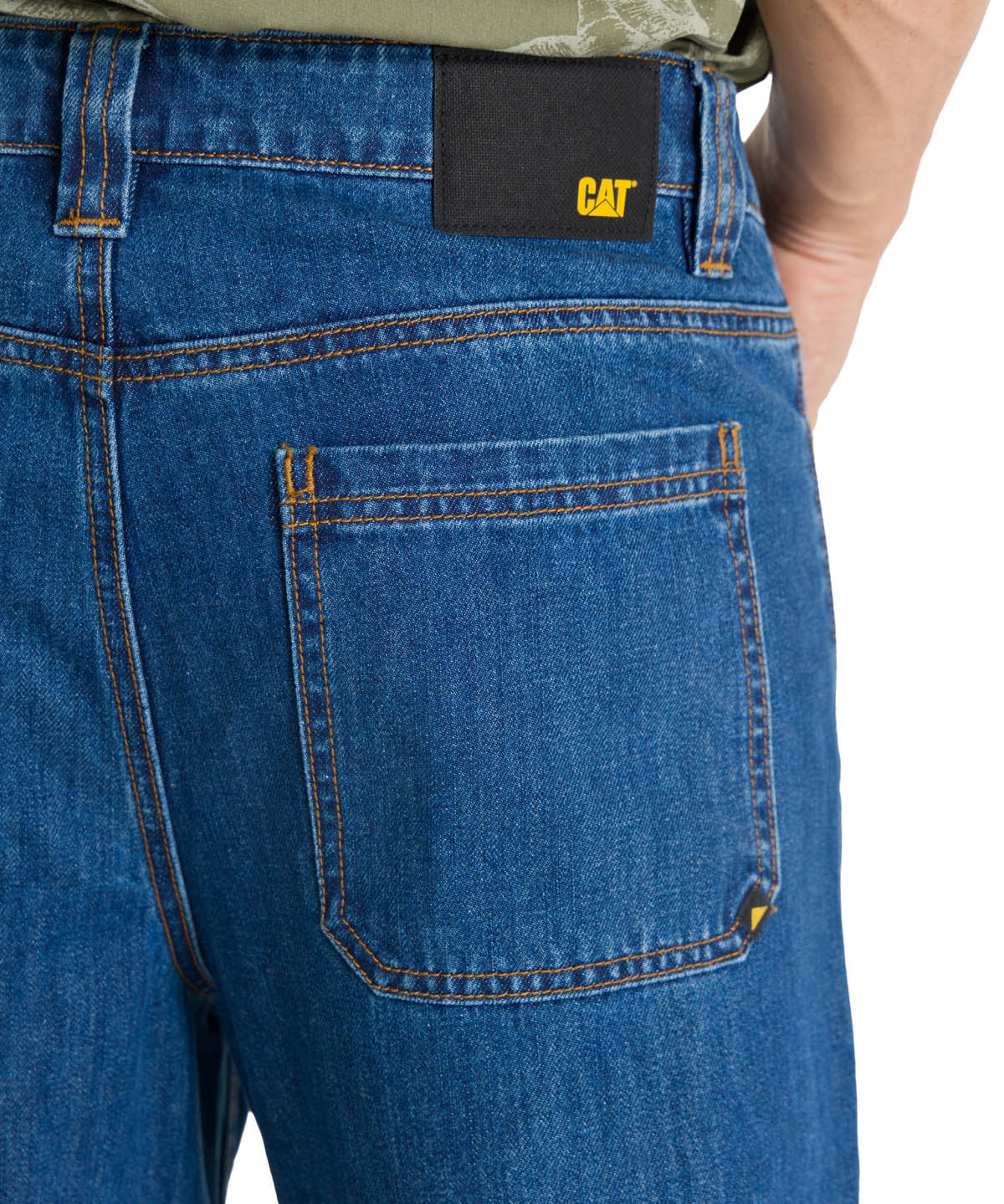 Pantalón Denim Double Front P Para Hombre Color Azul-5