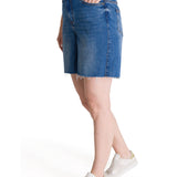 Short Denim High Rise Cowb Para Mujer Color Azul-2