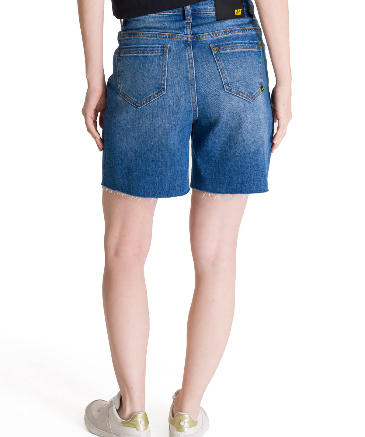Short Denim High Rise Cowb Para Mujer Color Azul-3