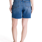 Short Denim High Rise Cowb Para Mujer Color Azul-3